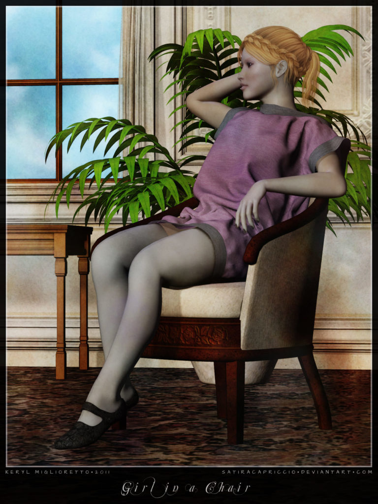 Girl in a Chair
